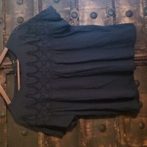 J. Crew Navy Blue Blouse